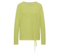 CECIL - Pullover mit Rundhals und Struktur citrin green - Gr. - M