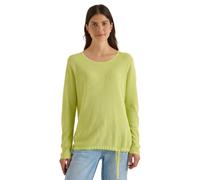 Cecil Pullover mit Rundhals und Struktur Citrin Green S