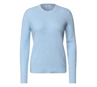 Cecil Strickpullover mit Rundhals und Struktur Damen M (40) cosmopolitan blau melange