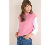 Cecil Damen Pullunder mit Strickdetail in Rosa, Gr: XL