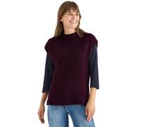 Cecil Pullunder mit Strickdetail Eggplant red XL