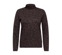 CECIL - Rollkragenshirt mit Muster braun - Gr. - XXL