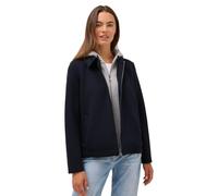 Outdoorjacke CECIL, Damen, Gr. S (38), urban dunkelblau, Stoff, Obermaterial: 75% Polyester, 21% Viskose, 4% Elasthan; Futter: 100% Polyester; Inlay: 80% Baumwolle, 20% Polyester; Kapuze: 80% Baumwoll