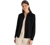 Cecil Seersucker Langarm Bluse mit Knopfleiste