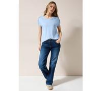 Cecil - Shirt in Unifarbe blau - Gr. - M