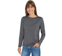 Cecil Damen Shirt mit feinen Streifen in Blau, Gr: XL