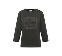 Cecil Damen-Shirt mit Schmucksteinen Grün Größe XS