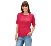 CECIL Damen B323522 Shirt mit tonalem Print, Glazed Apple Red, XL