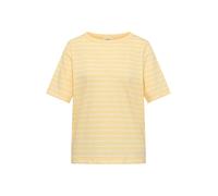 CECIL - Shirt mit U-Boot-Ausschnitt und Streifen buttermilk yellow - Gr. - M
