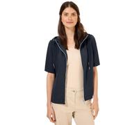 Cecil Short Sleeve Sweatjacket universal Blue XXL