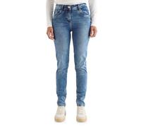 Slim-fit-Jeans CECIL "Style Toronto", Damen, Gr. 27, Länge 30, light blau washed, Denim/Jeans, Obermaterial: 98% Baumwolle, 2% Elasthan. Futter: 52% Polyester, 48% Baumwolle, slim fit lang, Jeans, Hig