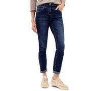 Slim-fit-Jeans CECIL "Style Toronto", Damen, Gr. 33, Länge 30, blau (mid blau used wash), Denim/Jeans, Obermaterial: 78% Baumwolle, 20% Polyester, 2% Elasthan. Futter: 52% Polyester, 48% Baumwolle, un