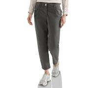 Culotte CECIL, Damen, Gr. 27, Länge 26, clear khaki, Web, 96% Baumwolle, 4% Elasthan, unifarben, comfort fit 7/8-Länge, Hosen Culotte, Middle Waist (15639459-27) clear khaki