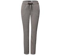 Cecil - Slim Leg Hose mit Houndstooth-Muster cashmere beige - Gr. - 30