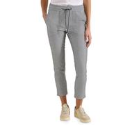 Schlupfhose CECIL "Style Tracey", Damen, Gr. M (40), Länge 28, palm breeze grün, Web, Obermaterial: 73% Polyester, 24% Viskose, 3% Elasthan, gestreift, figurbetont 7/8-Länge, Hosen Schlupfhose, Seersu