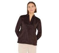 CECIL Softe Cordbluse Tartufo Brown XL
