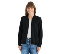 Cecil Softe Piquée Jacke Black M