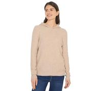 Cecil Kapuzenpullover – Strick, 37% Baumwolle, unifarben – Damen L (42) desert beige melange