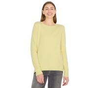 Cecil Strickpullover Softer Pullover Damen Gr. M (40) iced gelb U-Boot-Ausschnitt