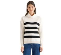 Cecil Damen Softer Rollkragenpullover in Beige, Gr: S