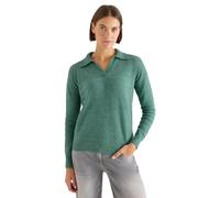 Cecil Softer Strukturpullover Jewel Green Melange XS