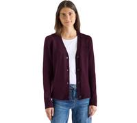 CECIL Softer V-Neck Cardigan Eggplant red XL
