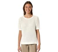 Cecil Solid Ajour T-Shirt Vanilla White L