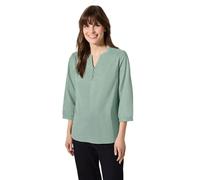 Cecil Solid Light Cotton Blouse Matcha Green XXL