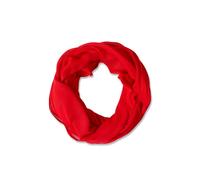 CECIL Damen 5706348 Loop Schal in Unifarbe, Fiery red, Regular