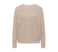 Cecil Strickpullover Space Dye Damen L (42) light macchiato braun 75% Baumwolle, 25% Polyester