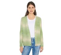 Cecil - Strickjacke Space Dye V-Neck grün - Gr. - S