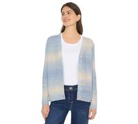 Cecil Damen Cardigan Space Dye V-Ausschnitt Blau Größe S