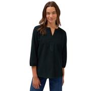 CECIL Damen 3412033 Split Neck Cordbluse, Ink Green, Small