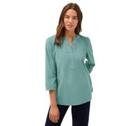 CECIL Damen 3412033 Split Neck Cordbluse, Jewel Green, L