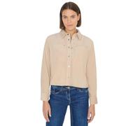 Cordjacke CECIL, Damen, Gr. XL (44), oat milk beige, Web, 100% Baumwolle, unifarben, comfort fit normal, V-Ausschnitt, Bündchen, Jacken, in Cord-Optik (18991457-XL) oat milk beige
