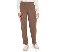 Stoffhose CECIL, Damen, Gr. XXL, Länge 30, cocoa taupe, Stoff, 61% Viskose, 32% Polyamid, 7% Elasthan, unifarben, loose fit lang, Hosen Stoffhose, High Waist (50201645-XXL) cocoa taupe