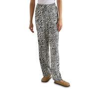 Straight Leg Hose mit Zebraprint