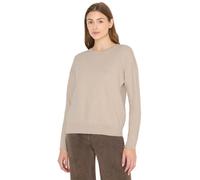 Strickpullover CECIL, Damen, Gr. XS (36), desert beige melange, Web, 100% Baumwolle, unifarben, comfort fit normal, Rundhals, Rippbündchen, Pullover Strickpullover, aus reiner Baumwolle (98201046-XS)