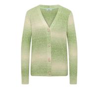 Cecil - Strickjacke Space Dye V-Neck grün - Gr. - L