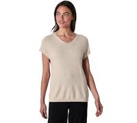 Cecil Structured V-Neck Pearl beige Mel. L