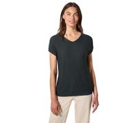 Cecil Structured V-Neck Slate Khaki L