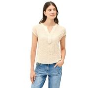 Cecil Damen Strukturbluse B345827 – Light Beige – Größe M