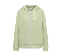 CECIL - Strukturierte Sweatjacke grün - Gr. - XL