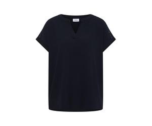 CECIL - Strukturiertes Blusenshirt blau - Gr. - L