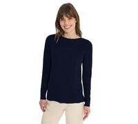 Cecil Strukturpullover deep Denim Blue Melange XXL