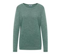 Cecil Strukturpullover Rundhals – smoky grün meliert – 60% Baumwolle/40% Polyester – Gr. XXL