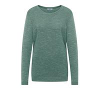Cecil Rundhalspullover Strukturpullover 60% Baumwolle 40% Polyester Damen XL smoky grün melange