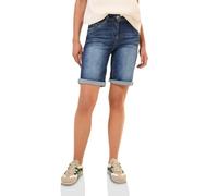 Cecil Shorts Scarlett B378655 – Denim Mid Blue Used Wash – Damen Gr. 26