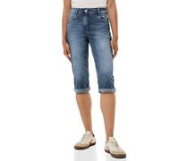 Caprijeans CECIL "Style Toronto", Damen, Gr. 26, Länge 19, light blau authentic washed, Denim/Jeans, Obermaterial: 78% Baumwolle, 20% Polyester, 2% Elasthan, unifarben, casual, slim fit kniebedeckend,