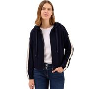 Cecil Sweatjacke mit Gallostreifen urban Dark Blue XL